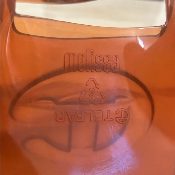 Telfar X Melissa collab Mini Transparent Amber Tote - Picture 3 of 8